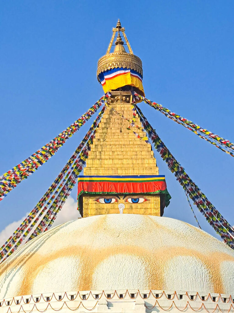 Kulturuelles nepalesisches Symbol - Trekking Langtang