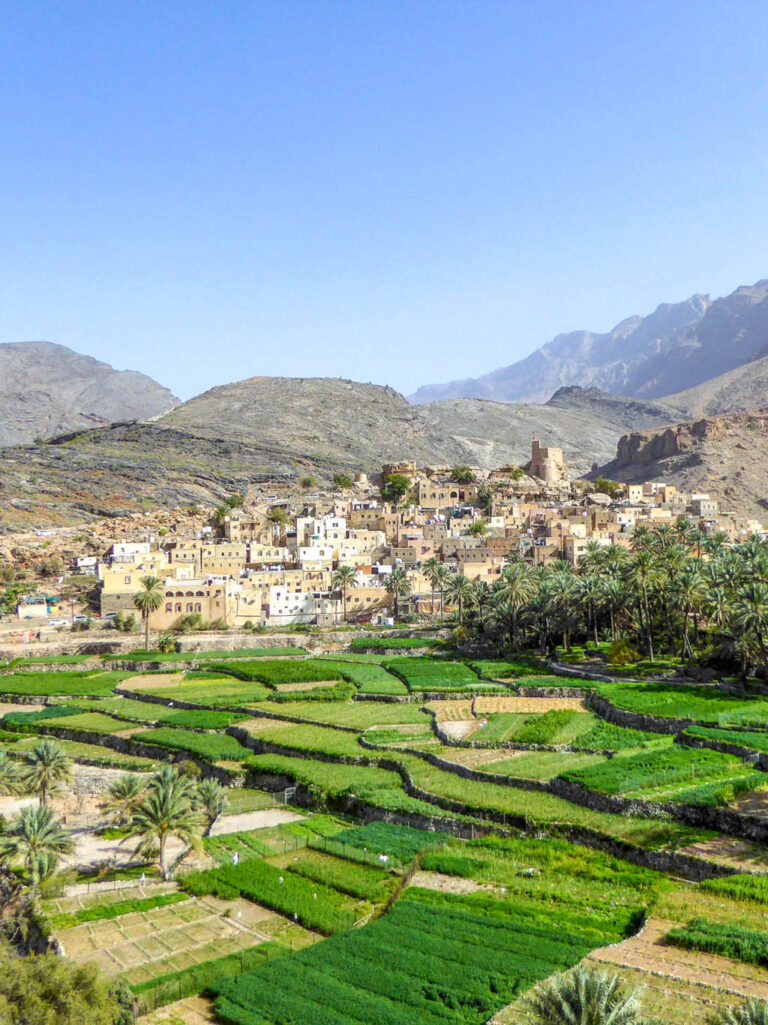 Tal im Oman - Wüste und Meer im Oman