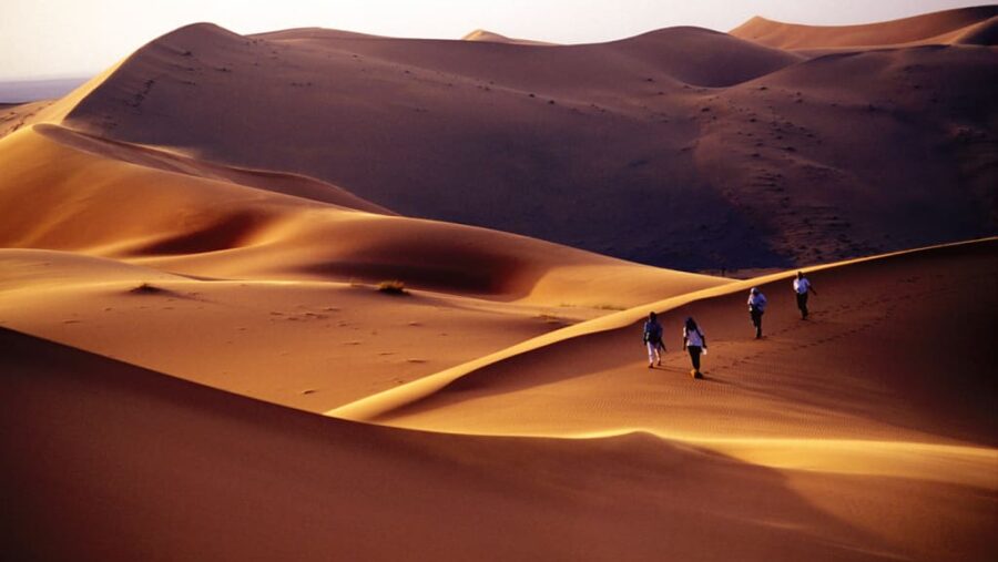 Marokko, wüste Erg Smaar