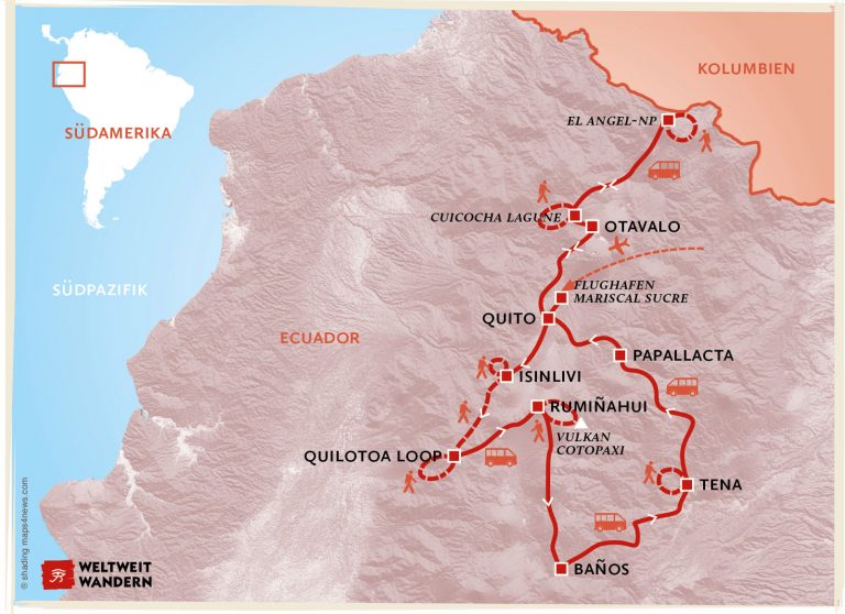 www-ecg-ecuador-entlang-der-mitte-der-welt-1.jpg Wanderkarte Ecuador - Entlang der Mitte der Welt - Wandern Natur Ecuador