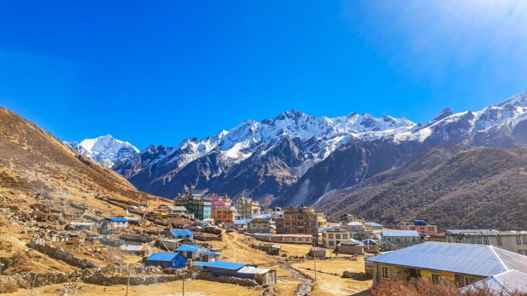 Nepal Dorf Kyajin Gompa