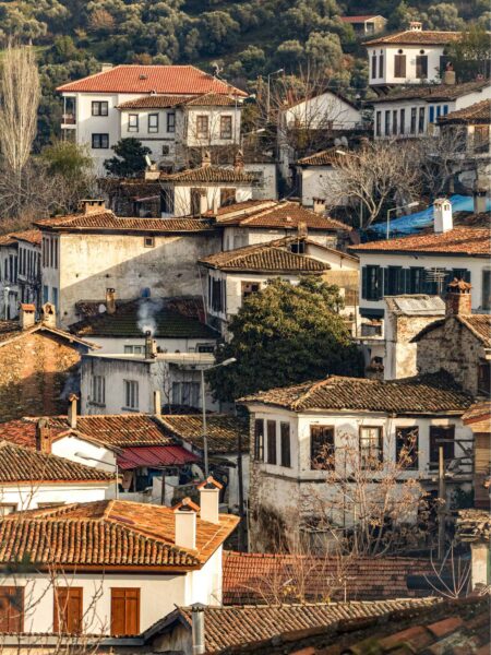 Auf dem Bild kann man die Ortschaft Şirince in der Türkei sehen.