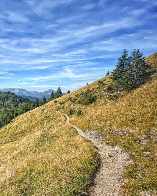 Wanderpfad im Naturschutzgebiet Skalna Alpa