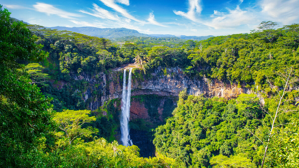 Chamarel Wasserfälle auf Mauritius