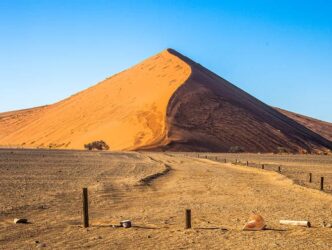 Die Düne Big Daddy im Namib Sandmeer.